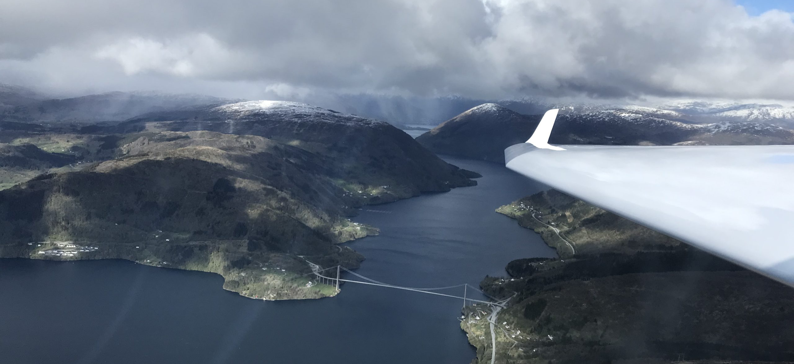 Utsyn på tur mot Osterøy